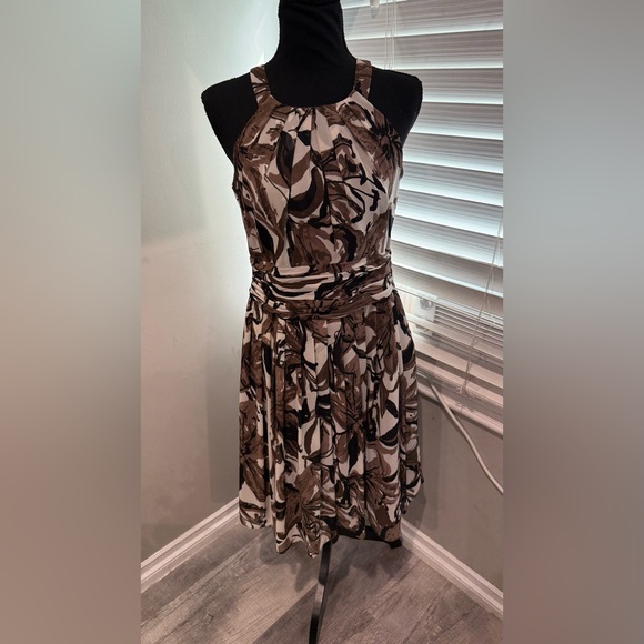 Evan Picone Chiffon Dress - Picture 1 of 5